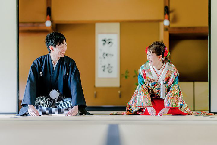 色打掛と袴