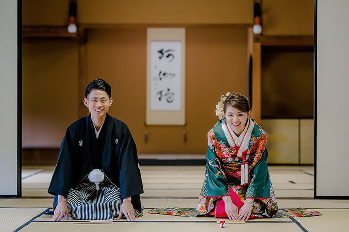 色打掛と袴